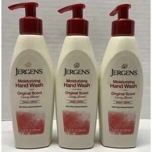 Jergens Cherry Almond Scen Moisturizing Hand Soap 8.45 Fl Oz Limited Edition (3)